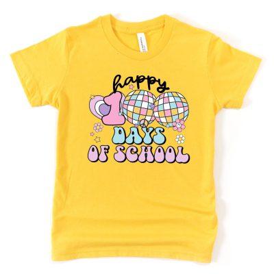 Disco Ball 100 Days of School Shirt, Groovy 100 Days Shirt, Retro 100 Days Teacher Shirt, Funny Teacher 100 Days Shirt, 100 Days Celebration