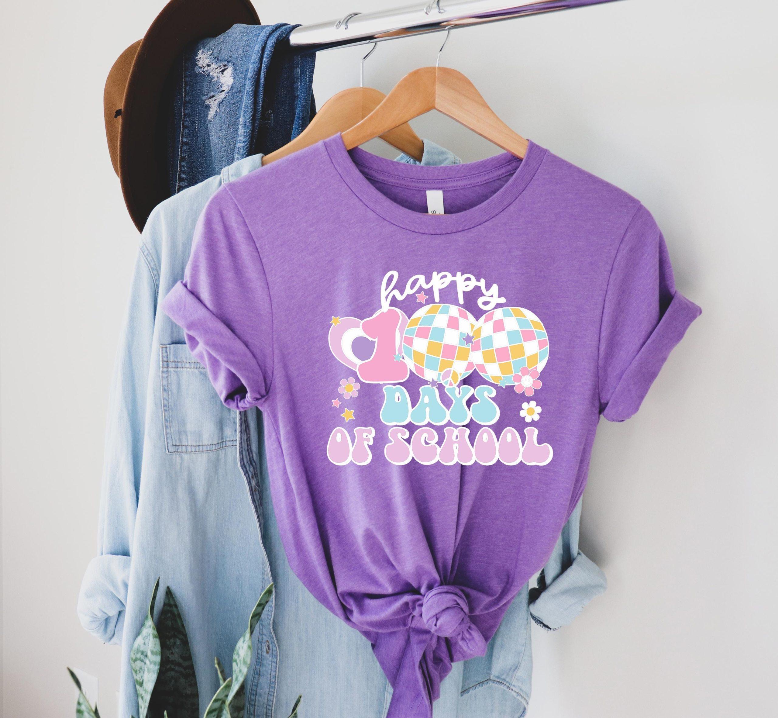 Disco Ball 100 Days of School Shirt, Groovy 100 Days Shirt, Retro 100 Days Teacher Shirt, Funny Teacher 100 Days Shirt, 100 Days Celebration Disco Ball 100 Days of School Shirt, Groovy 100 Days Shirt, Retro 100 Days Teacher Shirt, Funny Teacher 100 Days Shirt, 100 Days Celebration - Image 4